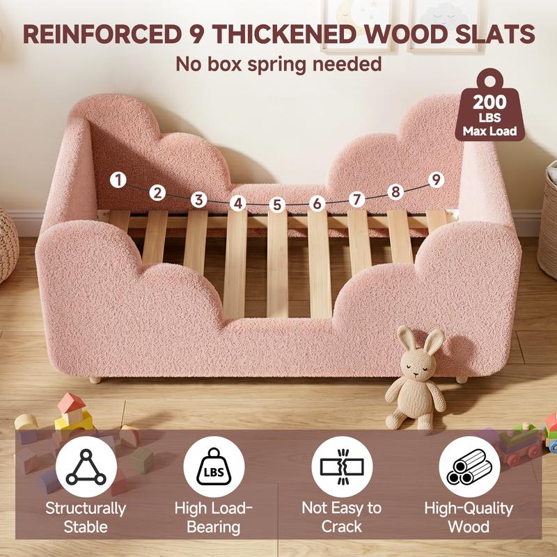 Kids Upholstered Toddler Bed