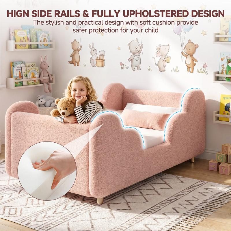 Kids Upholstered Toddler Bed