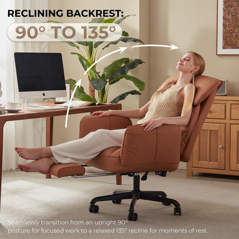 Cross egged Office Chair with Pivoting Armrests
