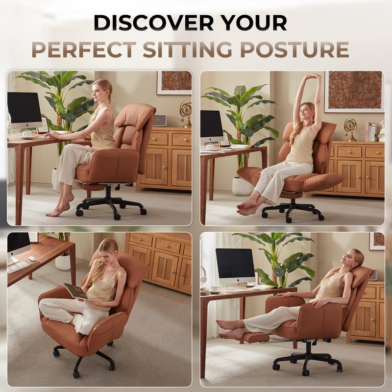 Cross egged Office Chair with Pivoting Armrests
