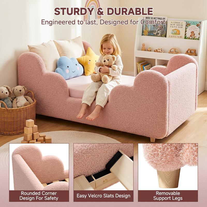 Kids Upholstered Toddler Bed