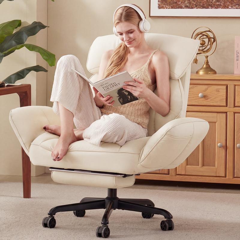 Cross egged Office Chair with Pivoting Armrests